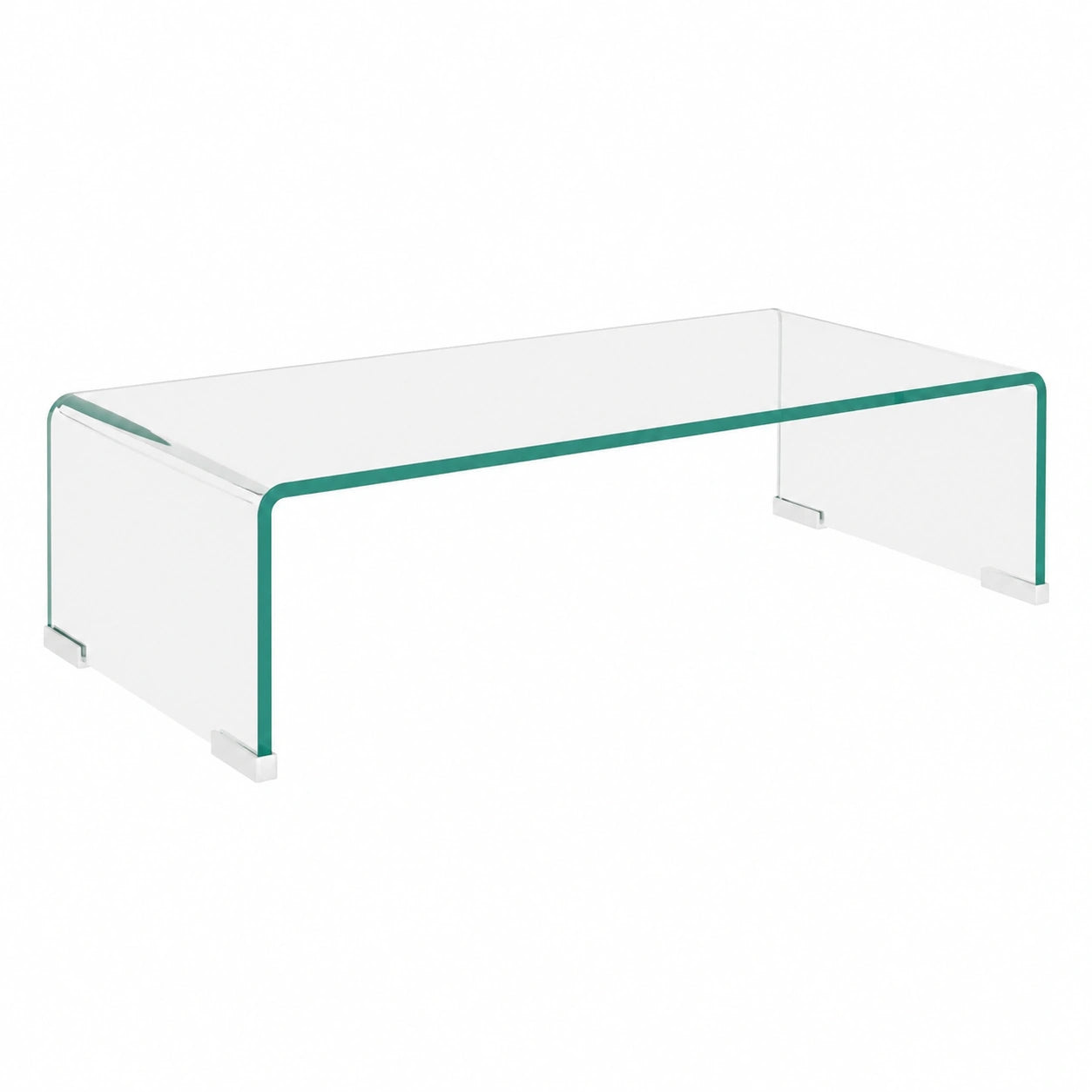 Elevador de Monitor de Vidrio Transparente para TV 60x25x11 cm vidaXL