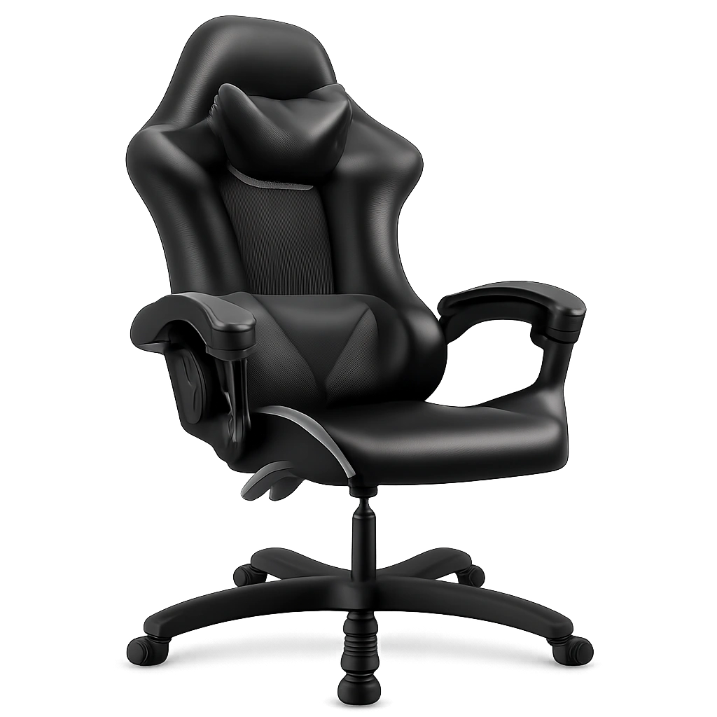 Silla Gamer Ergonomía Avanzada con Reposacabezas y Lumbar Ajustables