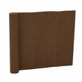 Estera de PVC Doble Cara con Bridas para Jardín y Balcón, 1.5 x 3 m, Marrón