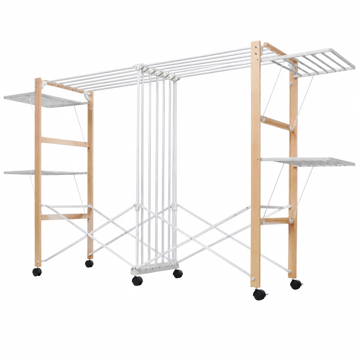Tendedero Extensible de Madera Natural Foppapedretti